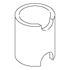 CLEAR-GRIP CONNECTOR D 6 MM, L 12 MM