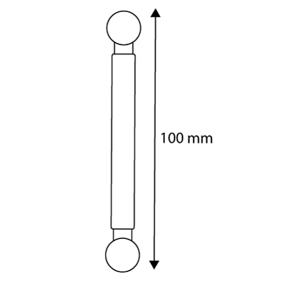 CLEAR-GRIP TUBE, 100 MM LENGTH