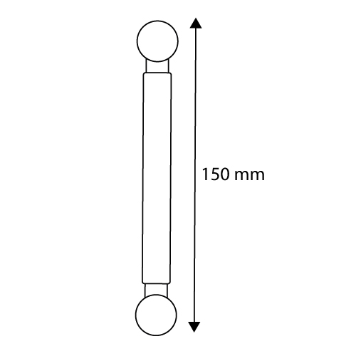 CLEAR GRIP ROD, 150 MM LENGTH