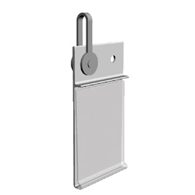 DBH DOUBLING PROFILE, 52X1000 MM, WITHOUT CLIPS AND PERFORATIONS