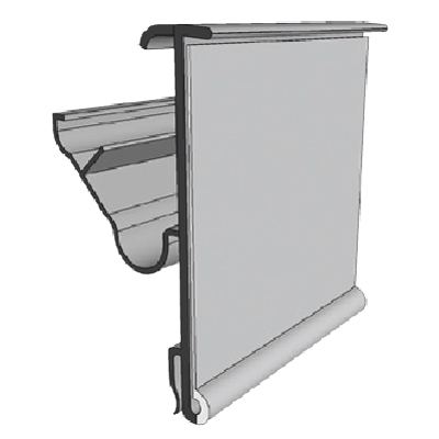 LS PROFILE, 52X1000 MM, 2 ANGLES MECHANICAL FIXING AND CLIP, WITHOUT GRIP