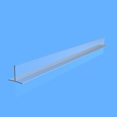EXTRUDÁLT FORDÍTOTT ”T” ELVÁLASZTÓ, 80X57X800 MM