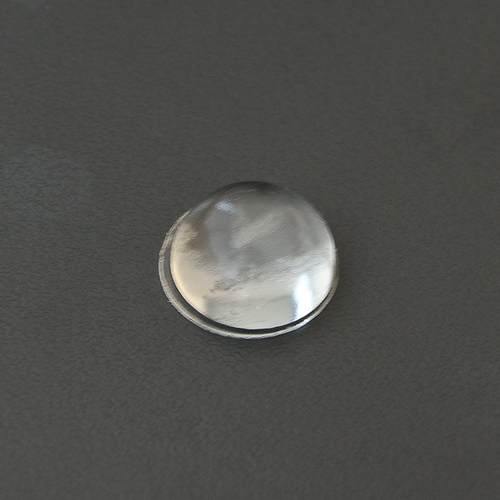 BUMPER RUBBER SELF-ADHESIVE, GIBBOUS CIRCULAR SHAPE, 9,5X19 MM