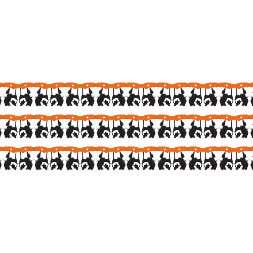 DECORATIVE GARLAND MADE OF PAPER , 3600 MM LENGTH