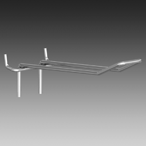 KÉTÁGÚ "U" HORG AKASZTÓKAMPÓ, 4,8 MM HUZALBÓL, 400 MM, 45 MM AKASZTÓTÁVOLSÁGGAL