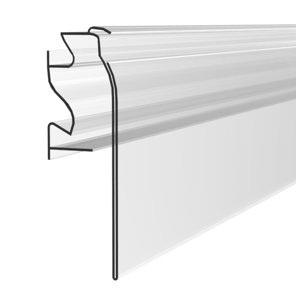 PROFIL HERMES, 52X1330 MM, BALAMA DREAPTA SI BORDURA INTERIOARA, FARA GRIP
