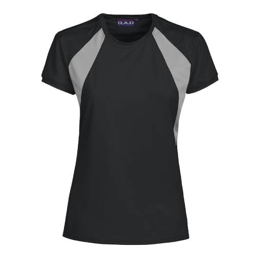 WICKHAM LADY'S T-SHIRT, 95% COOLDRY/POLYESTER, 5% SPANDEX