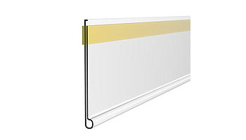 Adhesive price rails