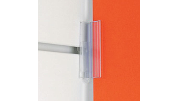 Label holders for slatwall