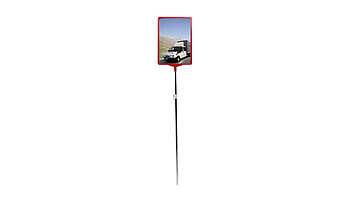 Stand with plastic frame without base