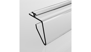Snap-on profile with mechanical fixation