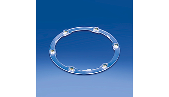 Plastic bearings with metallic balls