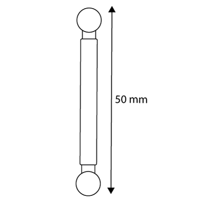 CLEAR-GRIP TUBE, 50 MM LENGTH