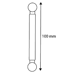 CLEAR-GRIP TUBE, 100 MM LENGTH