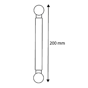 CLEAR GRIP ROD, 200 MM LENGTH
