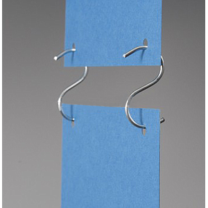 METALLIC "S" HOOK OPEN, L 65 MM, 2,2 MM WIRE 