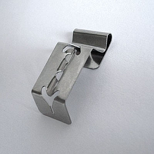 METALNI DRŽAČ SA OPRUGOM ZA MATERIJAL 0,2-0,6 MM DEBLJINE, POSTAVLJA SE NA 39 MM PROFIL ZA CENU.