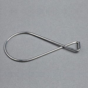 CLEMA ELASTICA DIN SARMA ZINCATA GROSIME 1,5 MM, PENTRU SUSPENDARE DE TAVAN CASETAT, L 65 MM