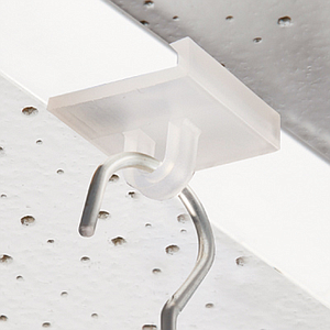 PLASTIC CEILING TEE CLIP WITH LOOP, 19X19 MM