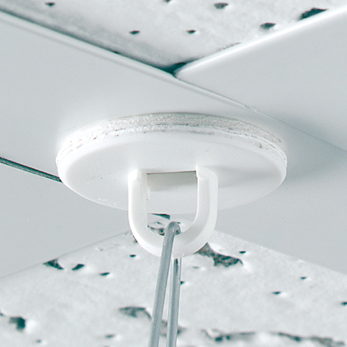 INEL PLASTIC CU TALPA ADEZIVA ROTUNDA, D 19 MM, PENTRU SUSPENDARE