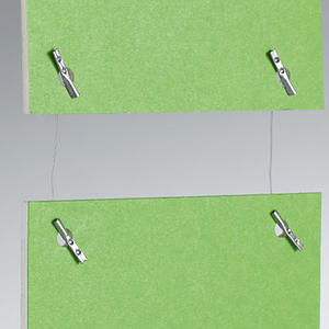NYLON THREAD WITH 2 COTTER PINS, L 200 MM