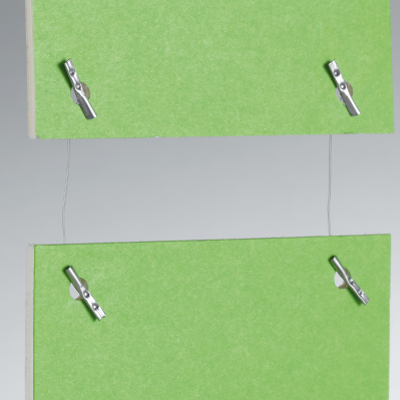 FIR DE NYLON CU CAPSE METALICE LA CAPETE, L 200 MM