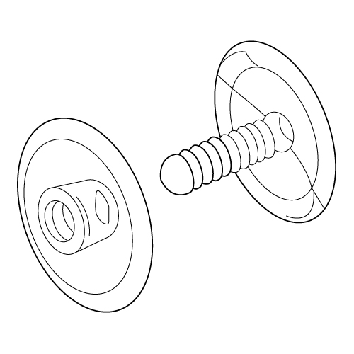 NIT DIN PLASTIC D 30 MM PENTRU FIXARE MATERIALE CU GROSIME DE 19 MM