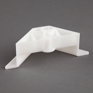 TALPA CASTOR BLOCK DIN PLASTIC, IN FORMA DE TRAPEZ