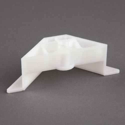 TALPA CASTOR BLOCK DIN PLASTIC, IN FORMA DE TRAPEZ