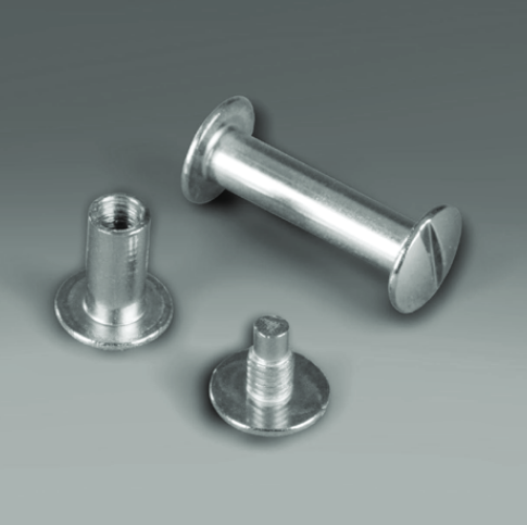 SET SURUB SI PIULITA DIN NICHEL, D 10 MM CAP EXTERIOR, PENTRU MATERIALE GU GROSIMI DE 10 MM