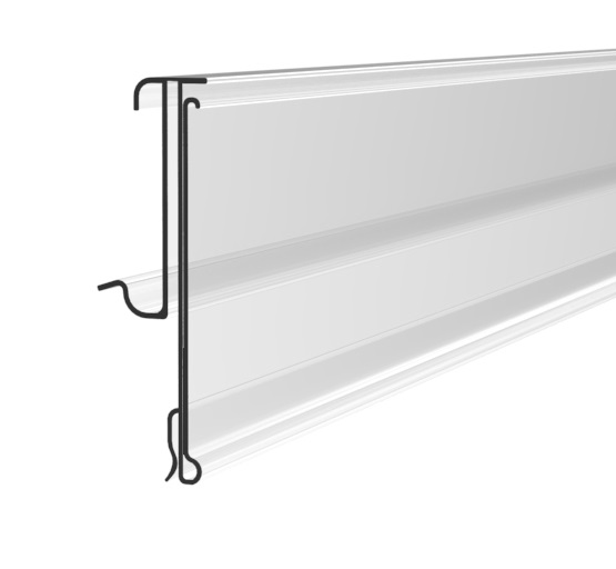 TE PROFILE, 52X1000 MM WITH HINGE, CLIP AND GRIP, MECHANICAL FIXING