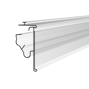 LS PROFILE, 52X1000 MM, MECHANICAL FIXING, SNAP ON RAIL, WITHOUT GRIP