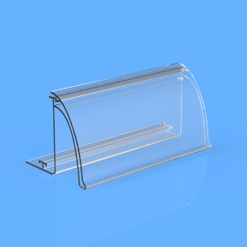 PROFIL SNAP-ON, FRONT CURB, PORT ETICHETA 39X1000 MM, 1 LINIE SPUMA ADEZIVA