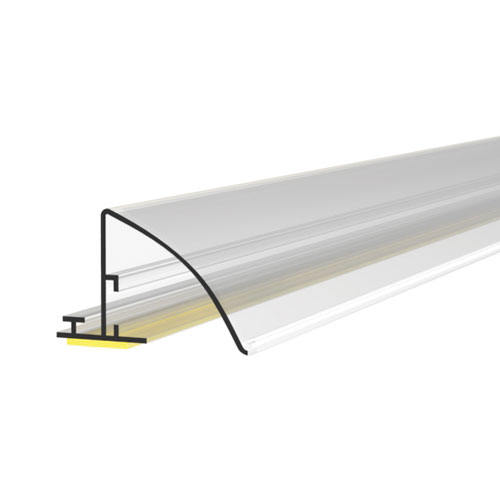 SNAP ON PROFIL, 30X1000 MM, SA ZAKRIVLJENIM FRONTOM I SAMOLPLJIVOM PENOM ŠIRINE 9 MM