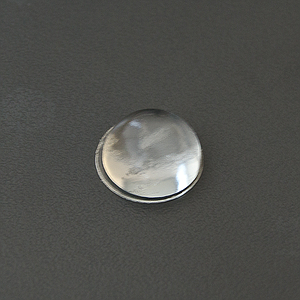 BUMPER RUBBER SELF-ADHESIVE, GIBBOUS CIRCULAR SHAPE, 9,5X19 MM