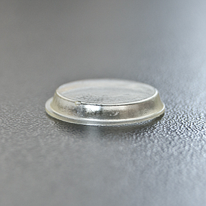 BUMPER RUBBER SELF-ADHESIVE, FLAT CIRCULAR SHAPE, 3X19,7 MM