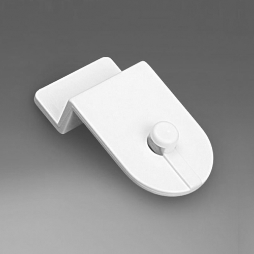 PLASTIČNI DODATAK ZA SLATWALL 48X26 MM, SA OTVOROM ? 7 MM