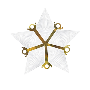 CHRISTMAS STAR, 680 MM HEIGHT