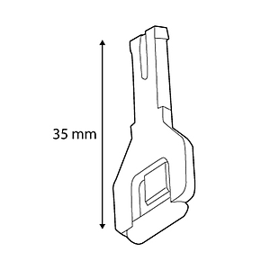 Árkazetták és árazó keretek kiegészítő: 35 mm szár adapterrel