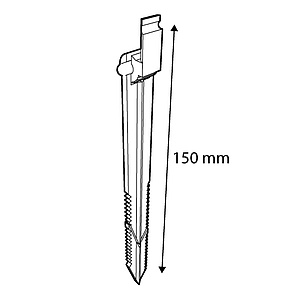 IGLA ZA LED, 150mm DUŽINE, LOMLJIVA NA 110mm, SA CLICK ADAPTEROM