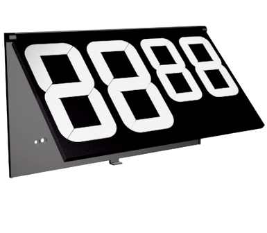 PP80 felhajtható modul, 2 db 80 mm-es és 2 db 60 mm-es tizedessel, teljes méret: 100x173 mm