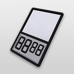 PIVOT PRICER DISPLAY, A4P, 2x80PP, 1x60PP, JEDNOSTRAN