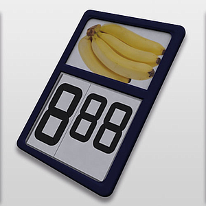 PIVOT PRICER DISPLAY, A5P, 1x80PP, 1x60PP, DVOSTRAN