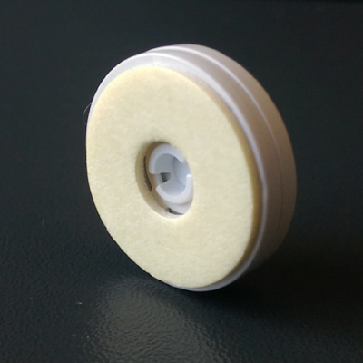 ROTATING PLATE, D 22 MM, WITH ADHESIVE