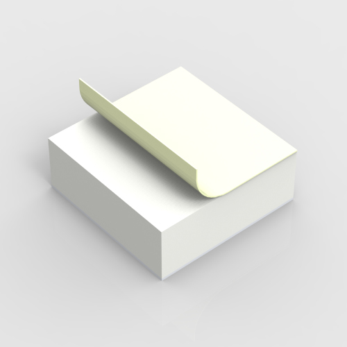 DOUBLE ADHESIVE FOAM DISKS, 12X12X4,3 MM, 1000 PCS / ROLL