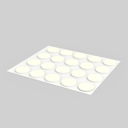 KÉTOLDALAS HABRAGASZTÓ KORONGOK, ÁTMÉRŐ 18X1 MM