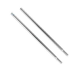 Plakátkeret állvány kiegészítő fix acél cső, 10+12 mm átmérőjű, króm, mérete 600 mm