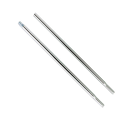 Plakátkeret állvány kiegészítő fix acél cső, 10+12 mm átmérőjű, króm, mérete 600 mm