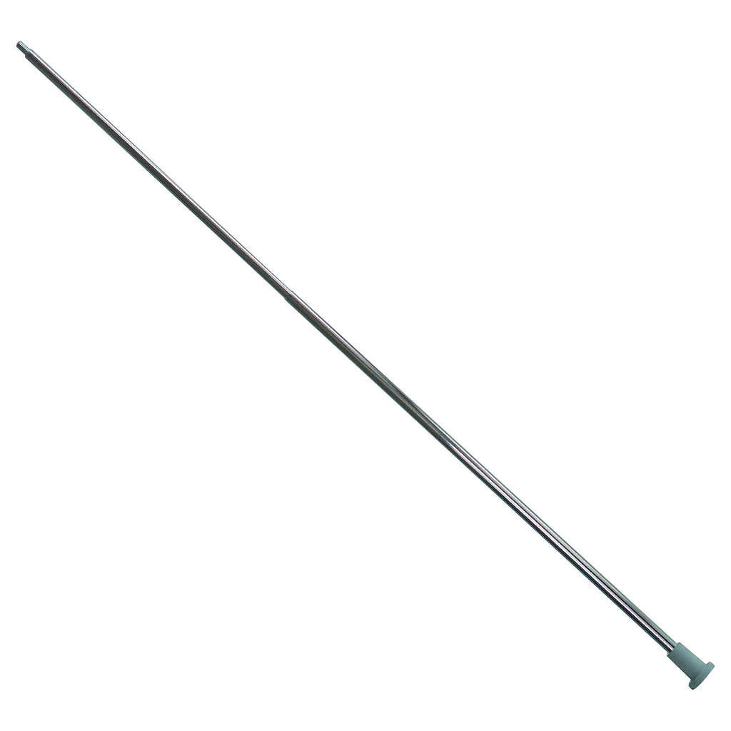 Plakátkeret állvány kiegészítő fém teleszkópos cső, 15+18 mm átmérőjű, 10 mm-es fejjel, hossza 1000-1700 mm