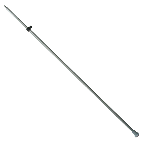 Plakátkeret állvány kiegészítő alumínium teleszkópos cső, 16+20 mm átmérőjű, 10 mm-es fejjel T elemeknek,  hossza 1000-1900 mm
